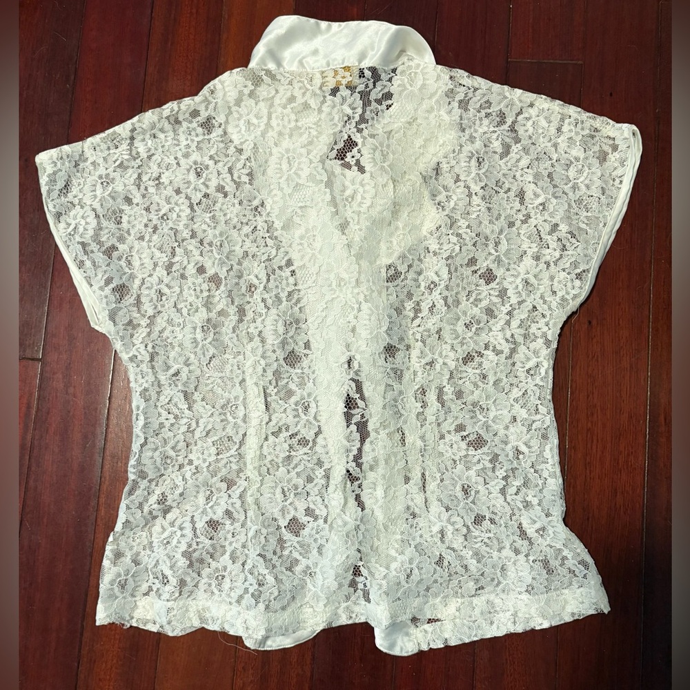 Victoria's Secret Cream Satin Sleepwear size Medium - Picture 5 of 7